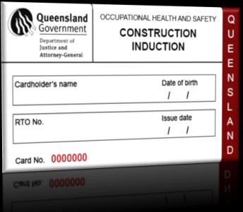 Queensland Government Construction Induction White Card