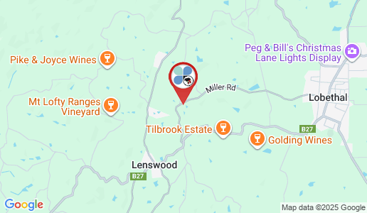 Adelaide Hills google map