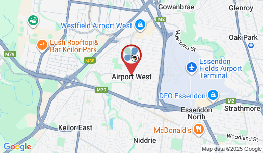 Airport West google map