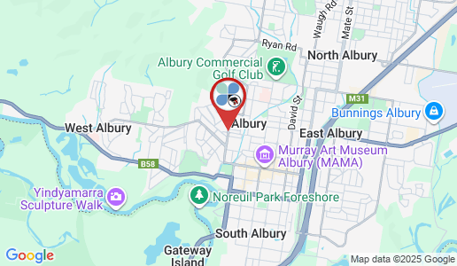 Albury google map