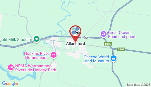 Allansford google map