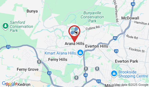 Arana Hills google map