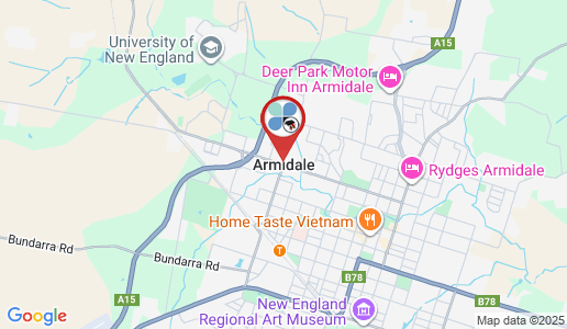Armidale google map