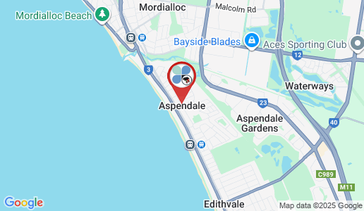 Aspendale google map