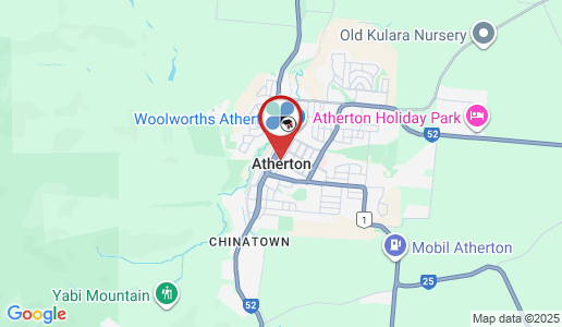 Atherton google map
