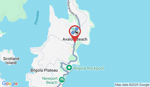 Avalon Beach google map