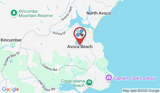 Avoca Beach google map