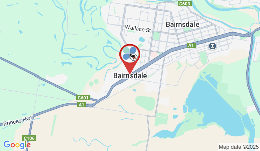 Bairnsdale google map