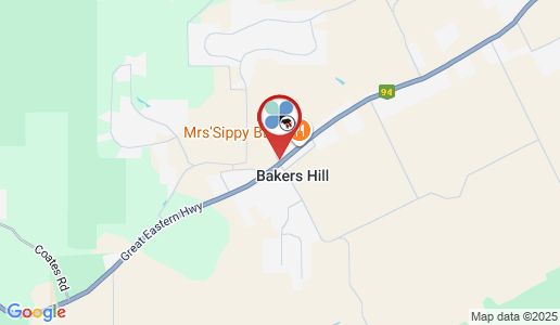 Bakers Hill google map