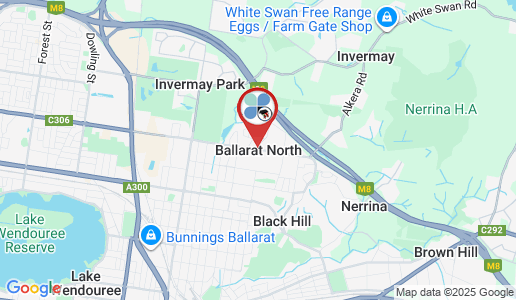 Ballarat North google map
