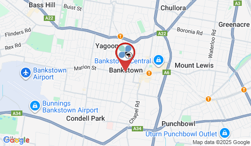 Bankstown google map