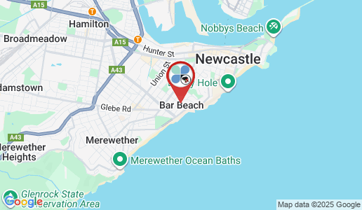 Bar Beach google map