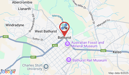 Bathurst google map