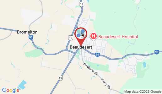 Beaudesert google map