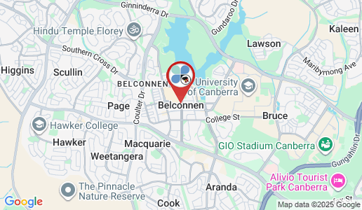 Belconnen google map