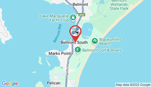 Belmont South google map