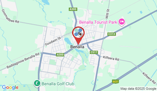 Benalla google map