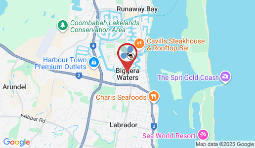 Biggera Waters google map