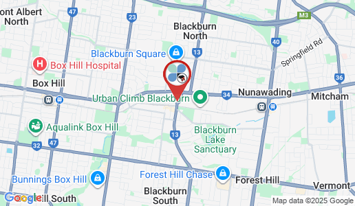 Blackburn google map