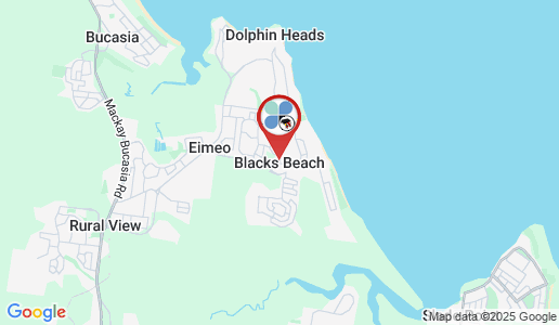 Blacks Beach google map