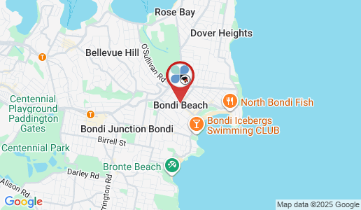 Bondi Beach google map