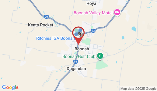 Boonah google map