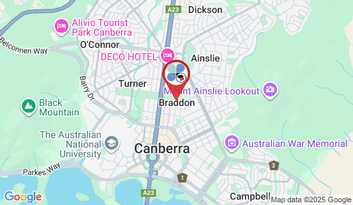 Braddon google map