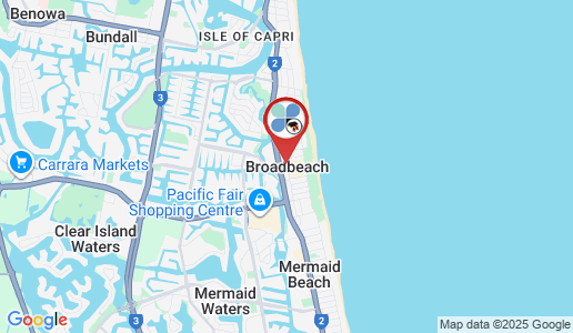 Broadbeach google map