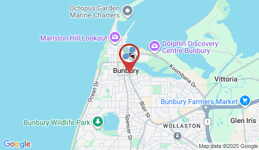 Bunbury google map