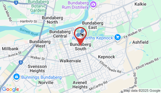 Bundaberg South google map