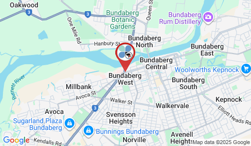 Bundaberg West google map