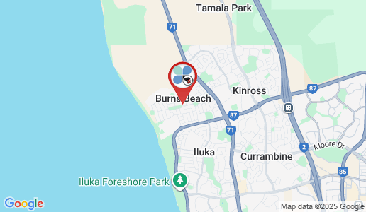 Burns Beach google map