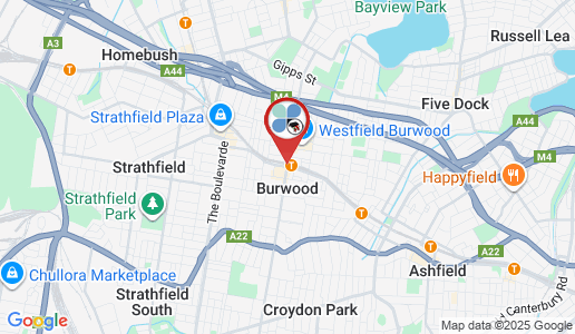 Burwood google map