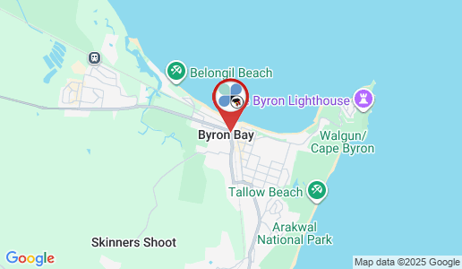 Byron Bay google map
