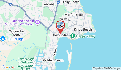 Caloundra google map