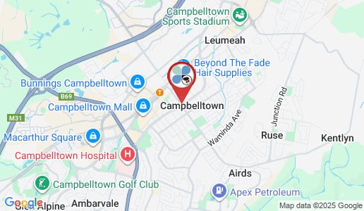 Campbelltown google map