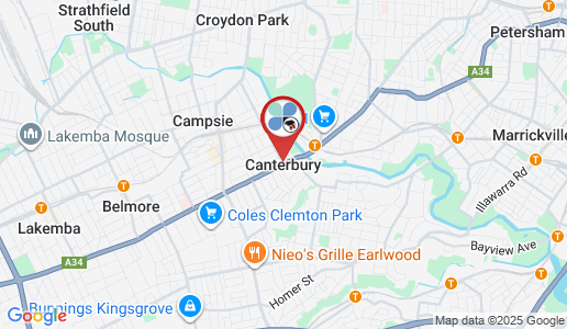 Canterbury google map