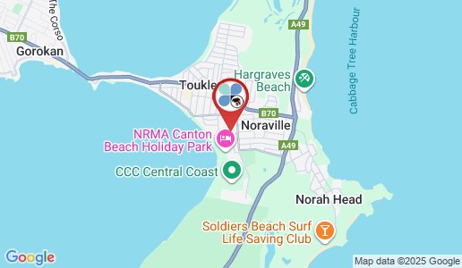 Canton Beach google map