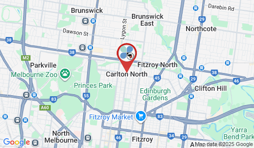 Carlton North google map