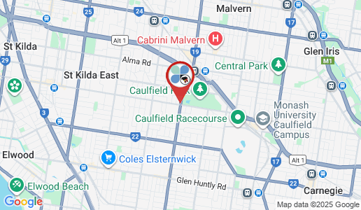 Caulfield North google map