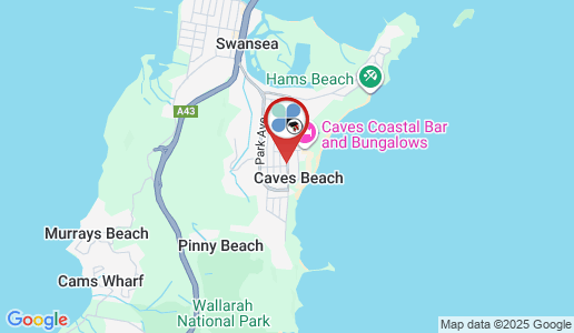 Caves Beach google map