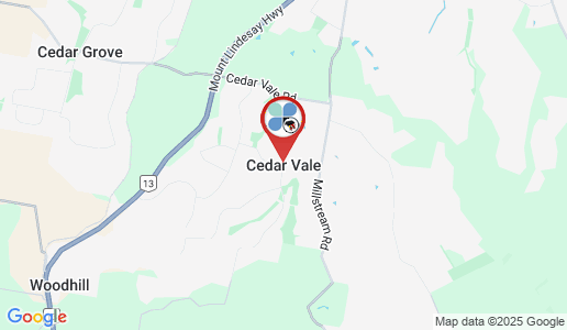 Cedar Vale google map