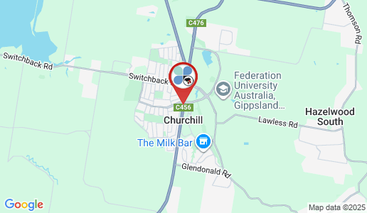 Churchill google map