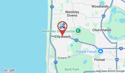 City Beach google map