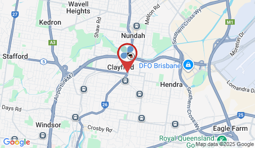 Clayfield google map