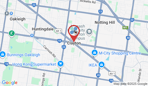 Clayton google map