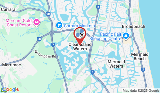 Clear Island Waters google map