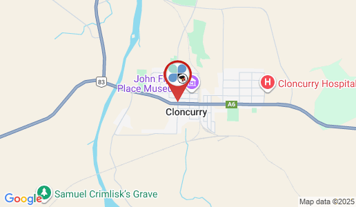 Cloncurry google map