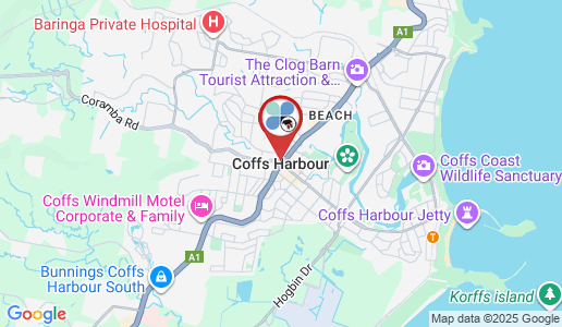 Coffs Harbour google map