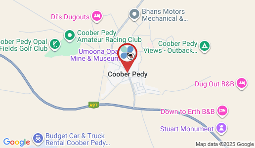 Coober Pedy google map